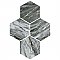 Classico Bardiglio Hexagon Dark 7" x 8" Porcelain Tile - Sold Per Case of 25 Tile - 7.67 Square Feet Per Case
