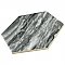 Classico Bardiglio Hexagon Dark 7" x 8" Porcelain Tile - Sold Per Case of 25 Tile - 7.67 Square Feet Per Case