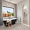 Classico Bardiglio Hexagon Flower 7" x 8" Porcelain Tile - Sold Per Case of 25 Tile - 7.67 Square Feet Per Case