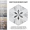 Classico Bardiglio Hex Dahlia Light 7" x 8" Porcelain Floor & Wall Tile - Per Case of 25 - 7.50 Sq. Ft.