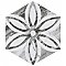 Classico Bardiglio Hex Lily 7" x 8" Porcelain Floor & Wall Tile - Per Case of 25 - 7.50 Sq. Ft.