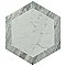 Classico Bardiglio Hexagon Geo 7" x 8" Porcelain Tile - Sold Per Case of 25 Tile - 7.67 Square Feet Per Case