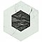 Classico Bardiglio Hexagon Geo 7" x 8" Porcelain Tile - Sold Per Case of 25 Tile - 7.67 Square Feet Per Case
