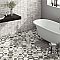 Classico Bardiglio Hexagon Geo 7" x 8" Porcelain Tile - Sold Per Case of 25 Tile - 7.67 Square Feet Per Case