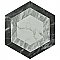 Classico Bardiglio Hexagon Geo 7" x 8" Porcelain Tile - Sold Per Case of 25 Tile - 7.67 Square Feet Per Case