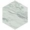 Classico Bardiglio Hexagon Light 7" x 8" Porcelain Tile - Sold Per Case of 25 Tile - 7.67 Square Feet Per Case