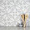 Caprice Liberty White 7-7/8" x 7-7/8" Porcelain Tile - Per Case of 25 - 11.30 Square Feet