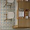 Caprice Saint Tropez 7-7/8" x 7-7/8" Porcelain Tile - Blue/Wine- Per Case of 25 - 11.46 Square Feet