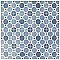 Caprice Colours Sapphire 7-7/8" x 7-7/8" Porcelain Tile - Blue/Black - Per Case of 25 - 11.46 Square Feet