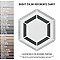 Coco Hex Geo Classic 7Ã¢â‚¬Âx 8Ã¢â‚¬Â Porcelain Floor & Wall Tile - 25 Tiles Per Case - 7.5 Sq. Ft.