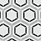 Coco Hex Geo Classic 7Ã¢â‚¬Âx 8Ã¢â‚¬Â Porcelain Floor & Wall Tile - 25 Tiles Per Case - 7.5 Sq. Ft.