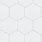 Hexatile Glossy Blanco 7" x 8" Porcelain Wall Tile - Sold Per Case of 25 - 7.67 Square Feet
