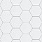 Hexatile Glossy Blanco 7" x 8" Porcelain Wall Tile - Sold Per Case of 25 - 7.67 Square Feet