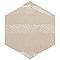 Hexatile Glossy Blanco 7" x 8" Porcelain Wall Tile - Sold Per Case of 25 - 7.67 Square Feet