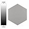 Hexatile Matte Gris 7" x 8" Porcelain Tile - Sold Per Case of 25 - 7.67 Square Feet