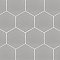 Hexatile Matte Gris 7" x 8" Porcelain Tile - Sold Per Case of 25 - 7.67 Square Feet
