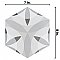 HexaTile -  Nature Matte Black & White 7" x 8" Porcelain Floor & Wall Tile - 35 Tiles Per Case - 10.5 Sq. Ft.