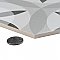 HexaTile -  Nature Matte Black & White 7" x 8" Porcelain Floor & Wall Tile - 35 Tiles Per Case - 10.5 Sq. Ft.