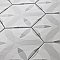 HexaTile -  Nature Matte Black & White 7" x 8" Porcelain Floor & Wall Tile - 35 Tiles Per Case - 10.5 Sq. Ft.