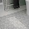 HexaTile -  Nature Matte Black & White 7" x 8" Porcelain Floor & Wall Tile - 35 Tiles Per Case - 10.5 Sq. Ft.