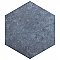 Heritage Hex Indigo 7" x 8" Porcelain Floor & Wall Tile - 25 Tiles Per Case - 7.5 Sq. Ft.