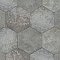 Heritage Hex Shadow 7" x 8" Porcelain Floor & Wall Tile - 25 Tiles Per Case - 7.5 Sq. Ft.