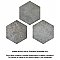 Heritage Hex Shadow 7" x 8" Porcelain Floor & Wall Tile - 25 Tiles Per Case - 7.5 Sq. Ft.