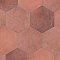 Heritage Hex Wine 7" x 8" Porcelain Floor & Wall Tile - 25 Tiles Per Case - 7.5 Sq. Ft.