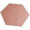 Heritage Hex Wine 7" x 8" Porcelain Floor & Wall Tile - 25 Tiles Per Case - 7.5 Sq. Ft.