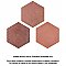 Heritage Hex Wine 7" x 8" Porcelain Floor & Wall Tile - 25 Tiles Per Case - 7.5 Sq. Ft.