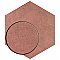 Heritage Hex Wine 7" x 8" Porcelain Floor & Wall Tile - 25 Tiles Per Case - 7.5 Sq. Ft.