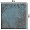 BioTech Ocean Green River Matte 6" x 6" Porcelain Floor & Wall Tile - 32 Tiles Per Case - 8.32 Sq. Ft.