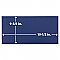 Piscina Brick Glossy Cobalto 9-5/8" x 19-1/2" Porcelain Floor and Wall Tile - 8 Tiles Per Case - 10.64 Square Feet
