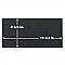 Piscina Brick Matte Nero 9-5/8" x 19-1/2" Porcelain Floor and Wall Tile - 8 Tiles Per Case - 10.64 Square Feet