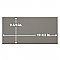 Piscina Brick Matte Dark Grey 9-5/8" x 19-1/2" Porcelain Floor and Wall Tile - 8 Tiles Per Case - 10.64 Square Feet