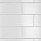 Piscina Brick Blanco Brillo 4-3/4" x 9-5/8" Porcelain Floor & Wall Tile - 34 Tiles Per Case - 11.22 Sq. Ft.