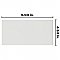 Piscina Brick Blanco Brillo 4-3/4" x 9-5/8" Porcelain Floor & Wall Tile - 34 Tiles Per Case - 11.22 Sq. Ft.