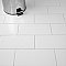 Piscina Brick Blanco Brillo 4-3/4" x 9-5/8" Porcelain Floor & Wall Tile - 34 Tiles Per Case - 11.22 Sq. Ft.