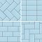 Piscina Brick Matte Light Blue 4-3/4" x 9-5/8" Porcelain Floor and Wall Tile - 34 Tiles Per Case - 11.22 Square Feet