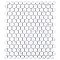 Carrione Penny Matte Carrara 9-3/4" x 11-1/2" Porcelain Mosaic Tile- Per Case of 10 - 8.60 Sq. Ft.