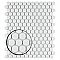 Gotham Penny Round Unglazed Porcelain Tile - Off-White - Per Case of 10 Sheets - 7.97 Square Feet
