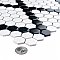 Metro 1" Hex M White w/M Black Diamond 10-1/4" x 11-7/8" Porcelain Mosaic Tile - Sold Per Case of 10 - 8.6 Sq. Ft.