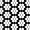 Metro 1" Hex M White w/M Bk Honeycomb 10-1/4" x 11-7/8" Porcelain Mosaic Tile - Sold Per Case of 10 - 8.6 Sq. Ft.