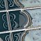Montego Emerald 12" x 12-1/2" Porcelain Mosaic Tile -10 Tiles Per Case -10.6 Sq. Ft.