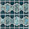 Montego Emerald 12" x 12-1/2" Porcelain Mosaic Tile -10 Tiles Per Case -10.6 Sq. Ft.