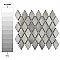 Hudson Kite Grey Eye 10-1/8" x 11-3/4" Porcelain Mosaic Tile -10 Sheets Per Case -8.56 Sq. Ft.