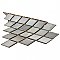 Hudson Kite Grey Eye 10-1/8" x 11-3/4" Porcelain Mosaic Tile -10 Sheets Per Case -8.56 Sq. Ft.