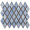Hudson Kite Frost Blue 10-1/8" x 11-3/4" Porcelain Mosaic Tile -10 Sheets Per Case -8.56 Sq. Ft.