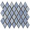 Hudson Kite Frost Blue 10-1/8" x 11-3/4" Porcelain Mosaic Tile -10 Sheets Per Case -8.56 Sq. Ft.