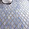 Hudson Kite Frost Blue 10-1/8" x 11-3/4" Porcelain Mosaic Tile -10 Sheets Per Case -8.56 Sq. Ft.